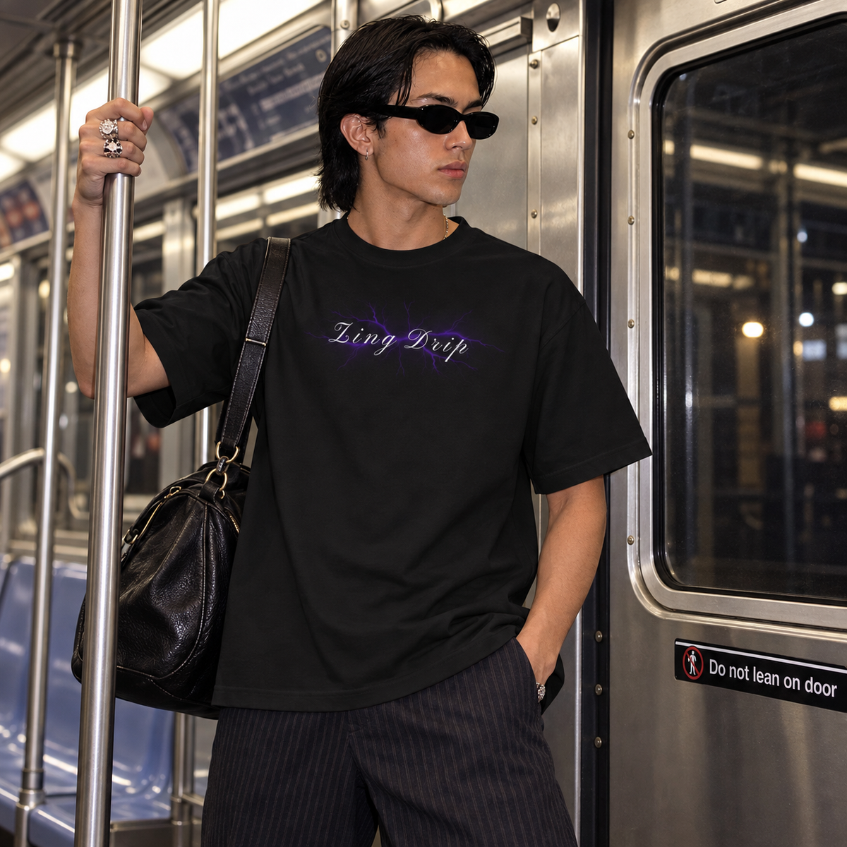 Electric Drip Black T-Shirt