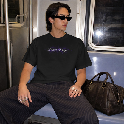 Electric Drip Black T-Shirt