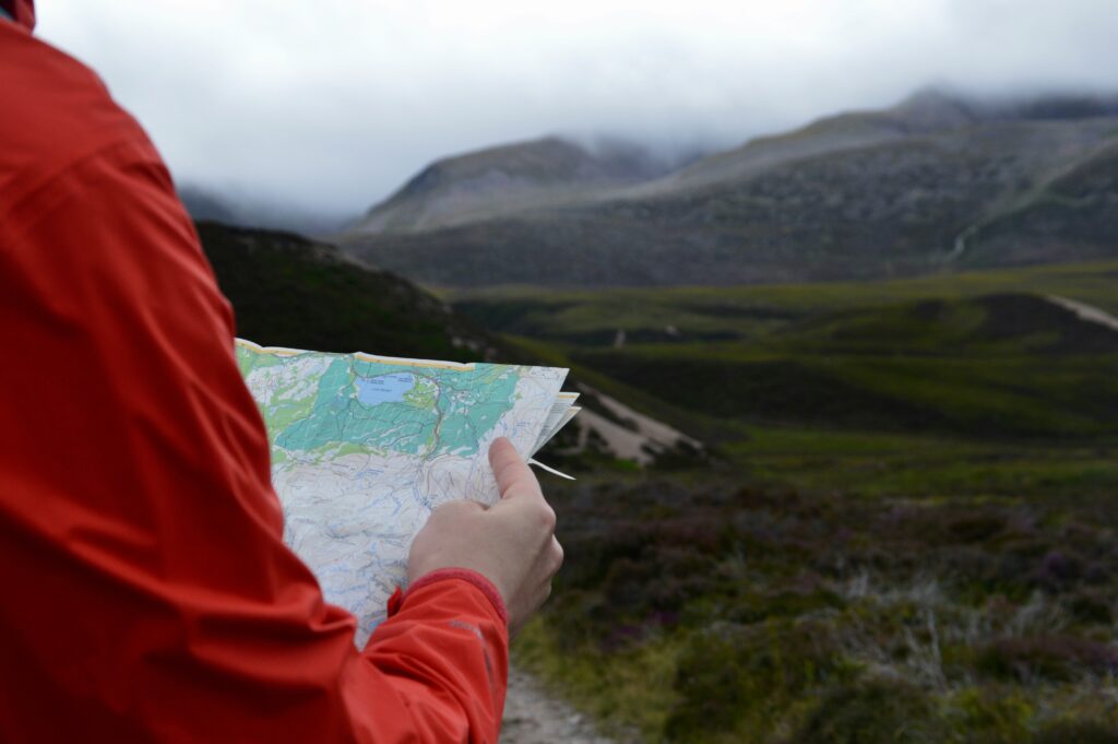 map reading for trekking